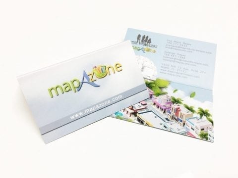 fold over business cards