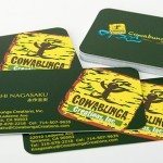 silk laminated online business cards