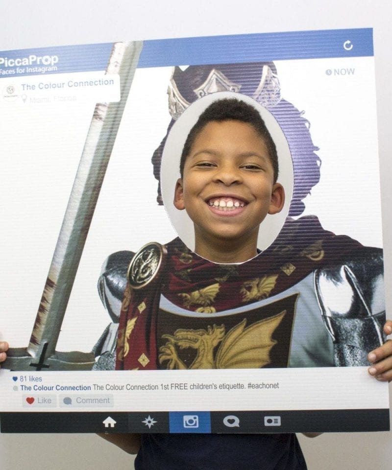 Instagram Frame Prop Knight King Cutout