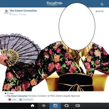geisha face cutout