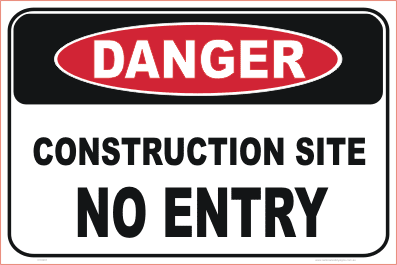 construction site signs